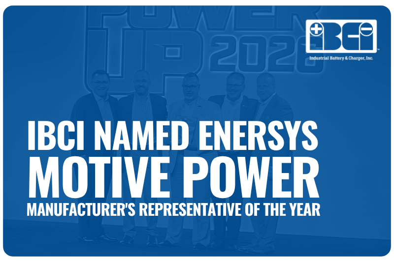 IBCI Named EnerSys Manufacturer's Representative of the Year